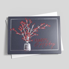 Berry Bouquet Holiday Card