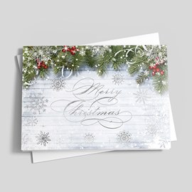 Sprigs & Snow Christmas Card