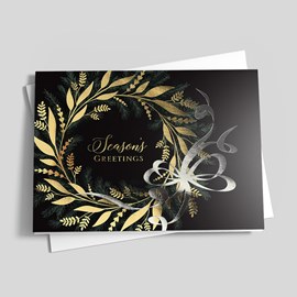 Cherished Wreath Holiday Card