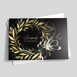 Cherished Wreath Holiday Card