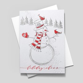 Snowman Fun Holiday Card