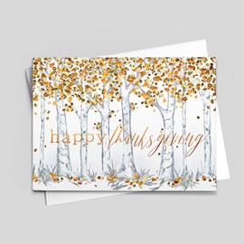 Copper Woods Thanksgiving Card