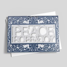 Peaceful Paisley Holiday Card