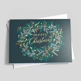 Perfect Wreath Christmas Card