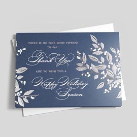 Silver Stems Holiday Card