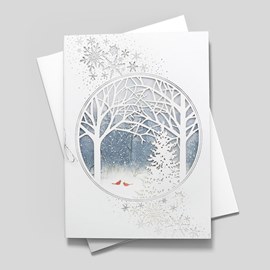Winter's Window Holiday Card