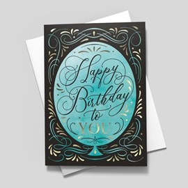 Fabulous Egg Birthday Card