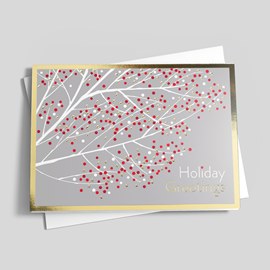 Winter Berries Holiday Card