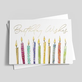 Bright Wishes Birthday Card