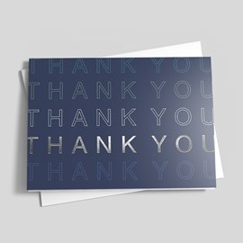 Layered Thank You Card