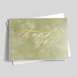 Star Shower Thank You Card