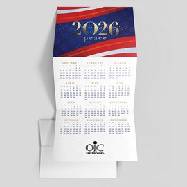 2026 Peace Calendar Card