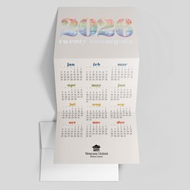 Ray of Colors  Calendar Card