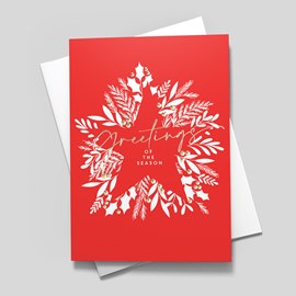Festive Foliage Holiday Card