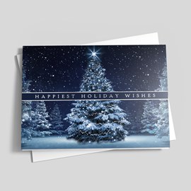 Deep Winter Holiday Card