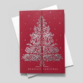 Pristine Tree Christmas Card