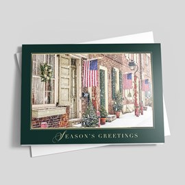 Patriotic View Holiday Card