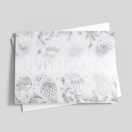 Alabaster Ornaments Holiday Card