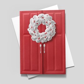Welcoming Door Holiday Card