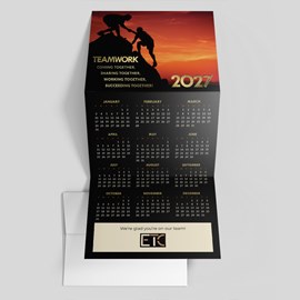 Teamwork 2027 Calendar Card