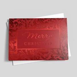 Bright Red Christmas Card