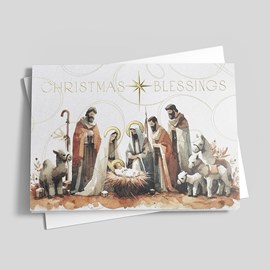 Joyful Blessings Christmas Card