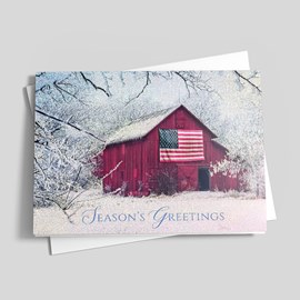 At Home Christmas Card
