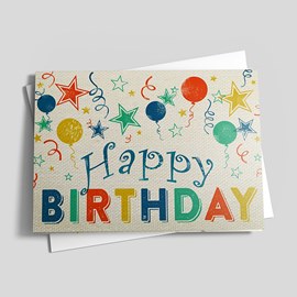 Spirited Birthday Balloons