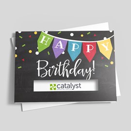 Chalkboard Birthday Banner
