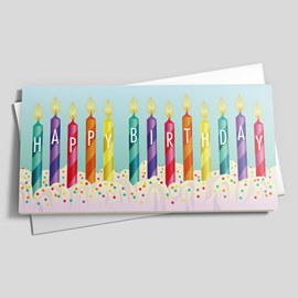 Confetti Cake & Candles