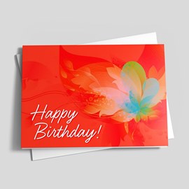 Bright Orange Birthday