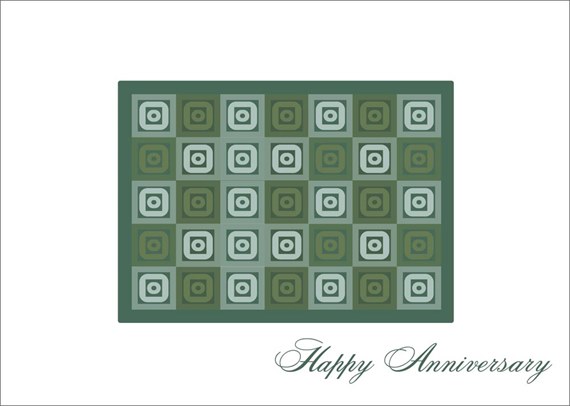 Contemporary Anniversary Card