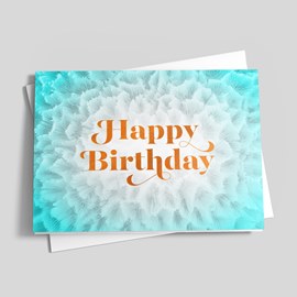 Ombre Coral Birthday