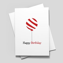 Single Balloon Birthday