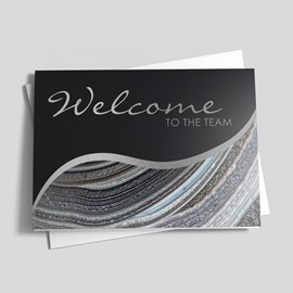 Mineral Swirls Welcome