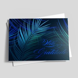 Tropical Blue Thank You