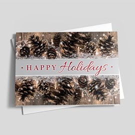 Wooden Pinecones