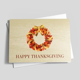 Wreath & Ribbons Thanks