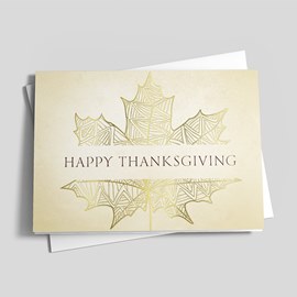 Golden Leaf Thanksgiving