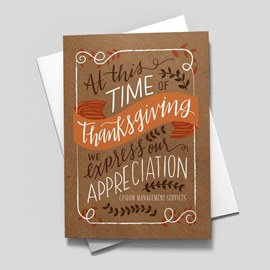 Harvest of Appreciation