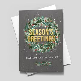 Wreath of Season's Greetings