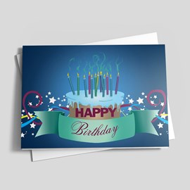 Candle Birthday Bash Card