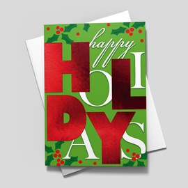 Bright and Bold Holly