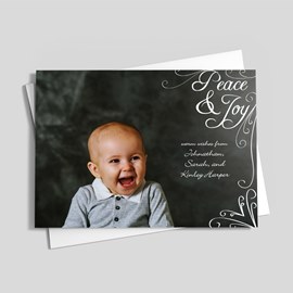 Peace & Joy Photo Card