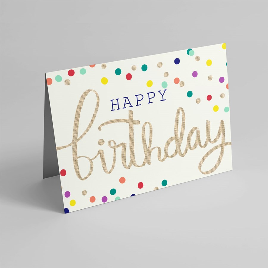 Cream Sprinkles Birthday - Birthday Greeting Cards by CardsDirect