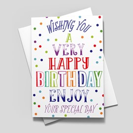 A Very Happy Birthday