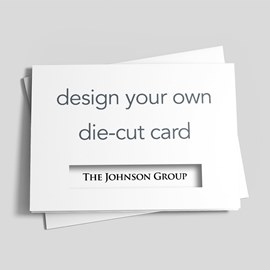 Design Your Own Rectangle Die-Cut Card