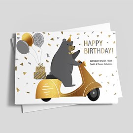 Speedy Birthday Bear