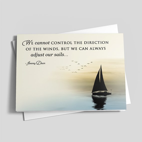 Set Sail - Sympathy Greeting Cards by CardsDirect
