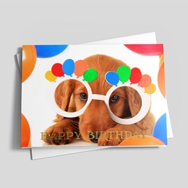 Birthday Colored Glasses